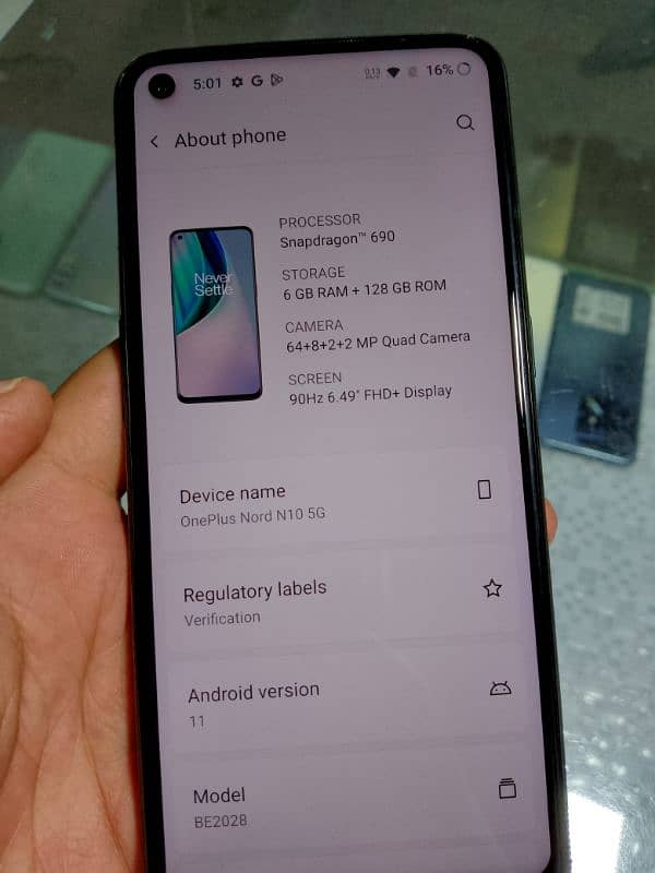 ONEPLUS NORD N10 5g 6+128 Gb Patch Proved Single Set 2