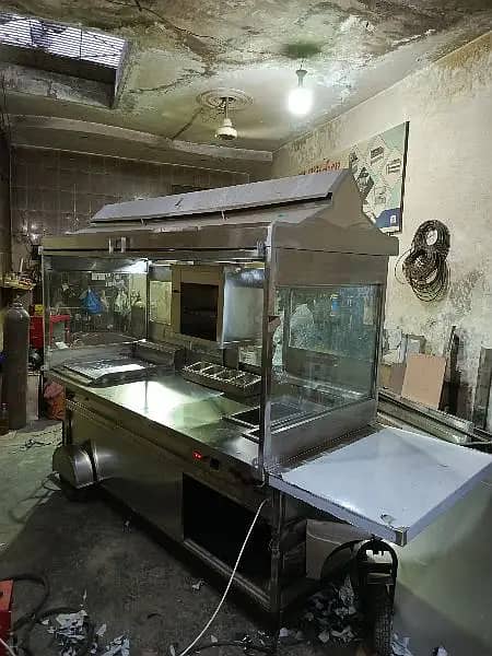 shawarma counter ss Food grade A1 quality 201 great fryer 16 litre 1