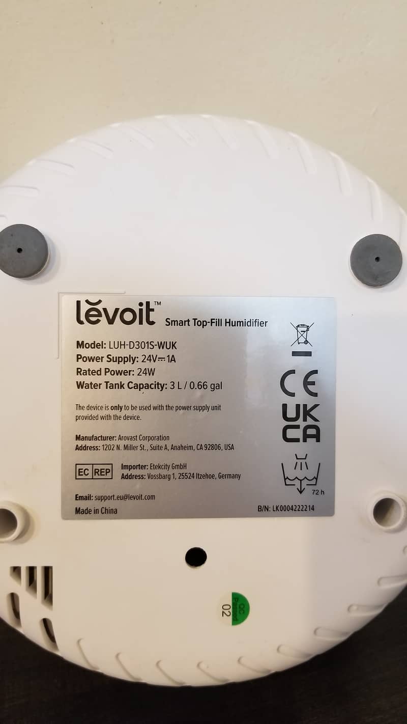 Levoit Smart Top-Fill Humidifier 4