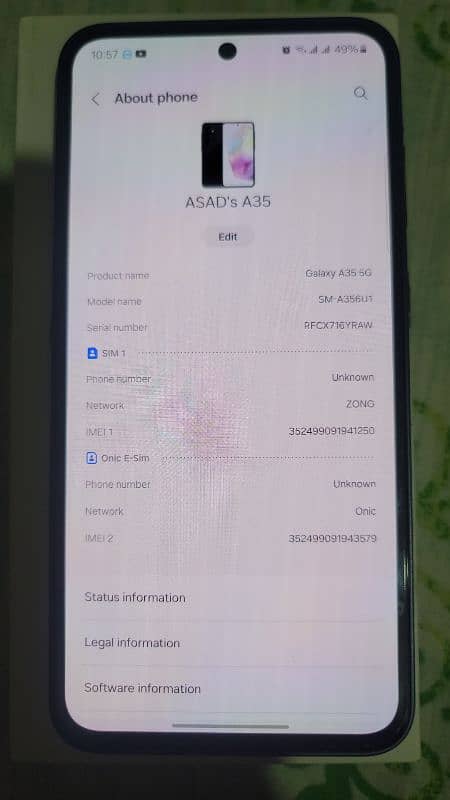 Samsung A35 5G 15 Days Used 9