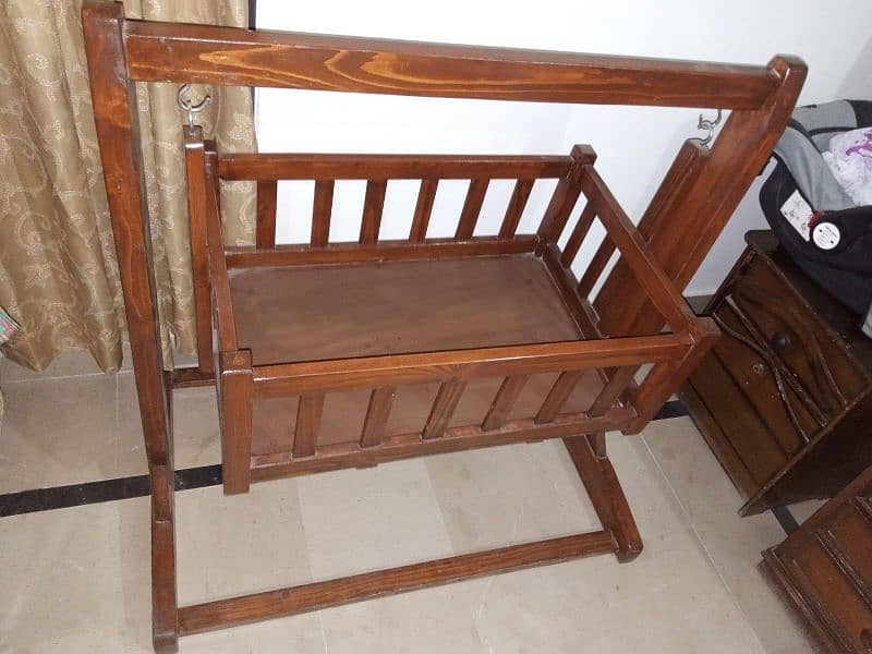 Wooden Baby Cot 0