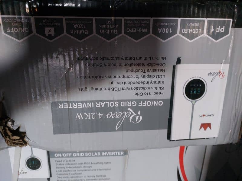 Crown hybrid solar inverter 4.2 kw 9