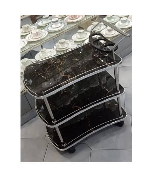 Tea Trolley / coffee table/ serving trolley X model latest style 1