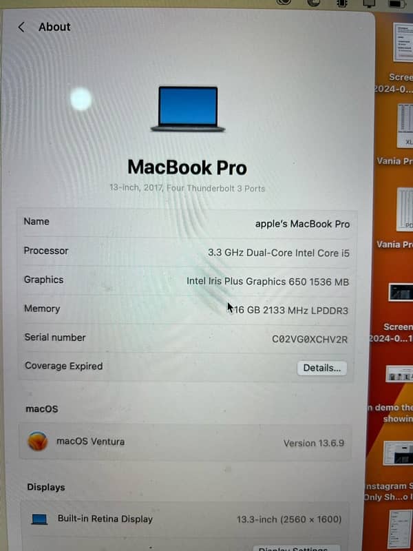 MacBook Pro 13 Inch | 2017 4