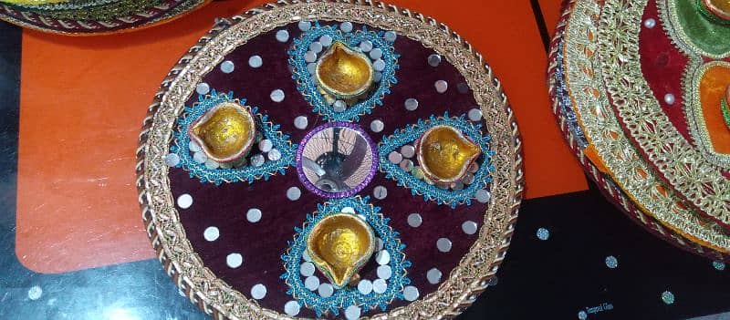 Mehndi Function Plates 2