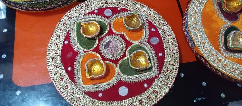 Mehndi Function Plates 3