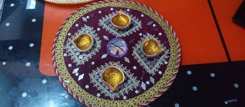 Mehndi Function Plates 9