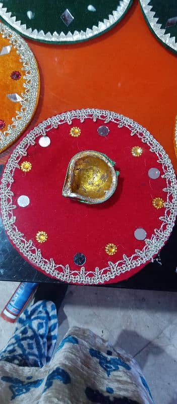 Mehndi Function Plates 11