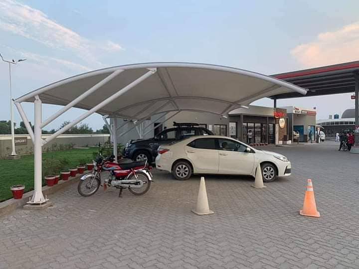 car Parking shades/pool shade/hyper shade/Tensile shade/umbrella shade 7