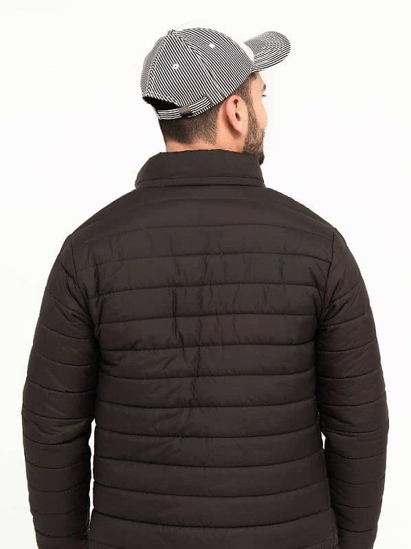 mans black puffer jacket 2