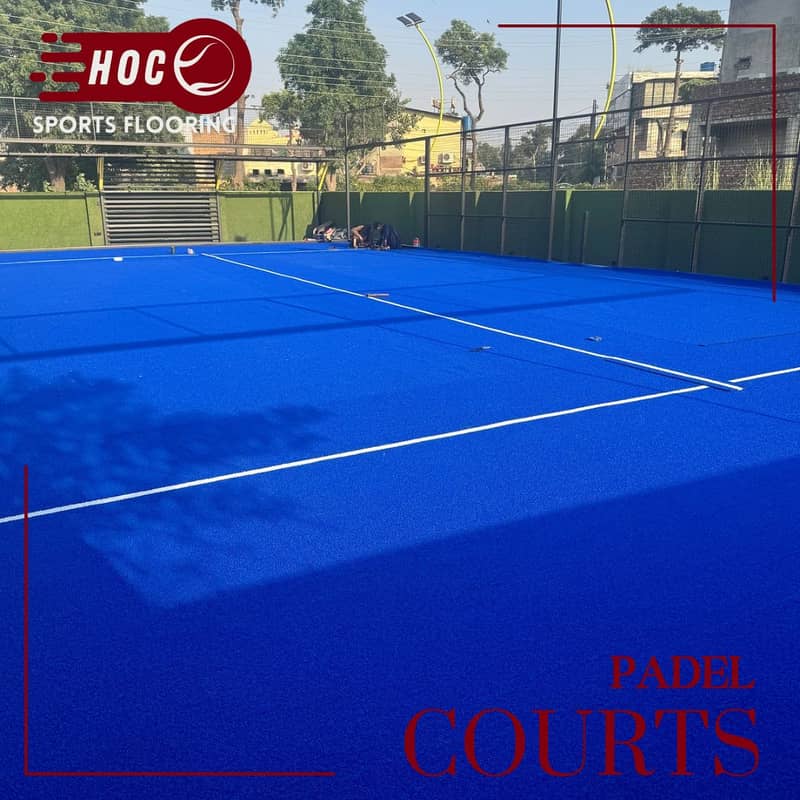 padel tennis, Structure and flooring, imported 5