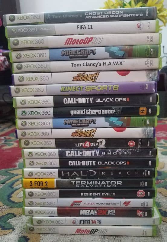 xbox 360 games cds dvds original gta 5 , tekken tag tournament 2 1