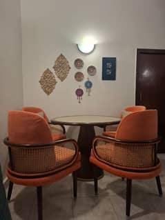 Brand New Dining Table with 4 sofa chairs