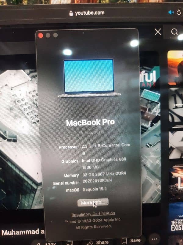 Apple Macbook pro 2019 11