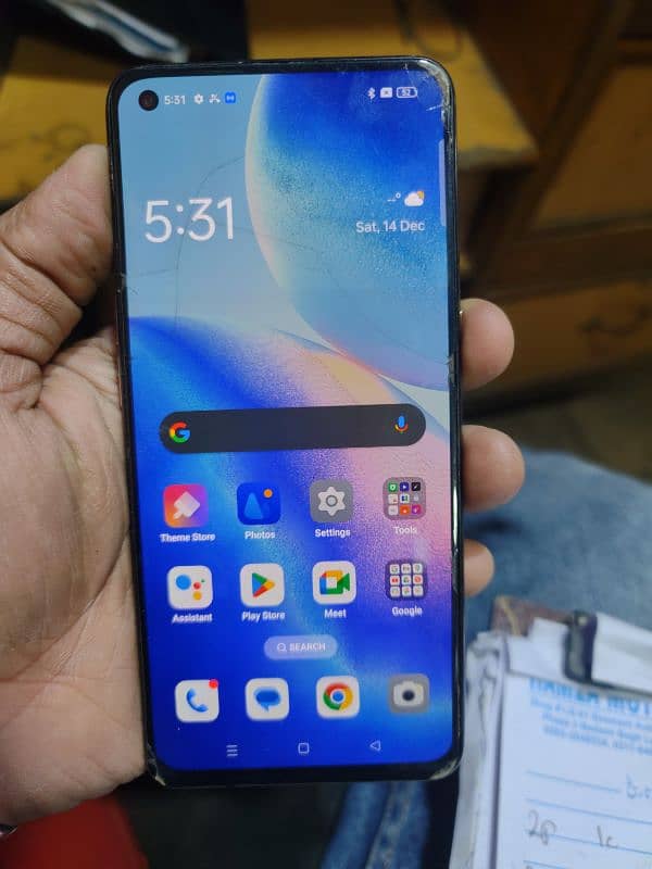 Oppo Reno 5 with original charger 0