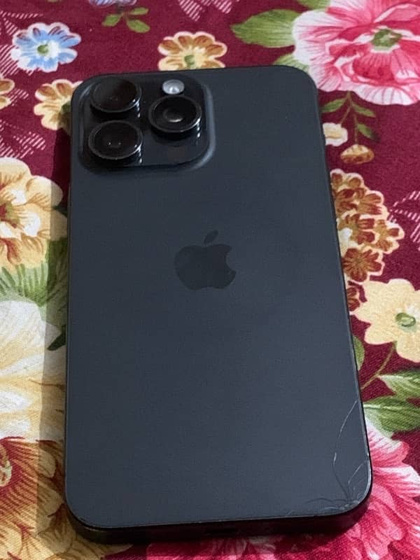 factory iPhone 15pro max with box in apple warranty sim slot wala 2