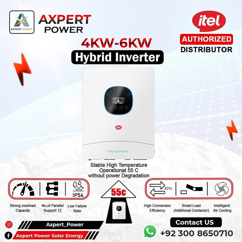 Hybrid Inverter 4KW 6KW , Solar inverter , inverter solar solution 0