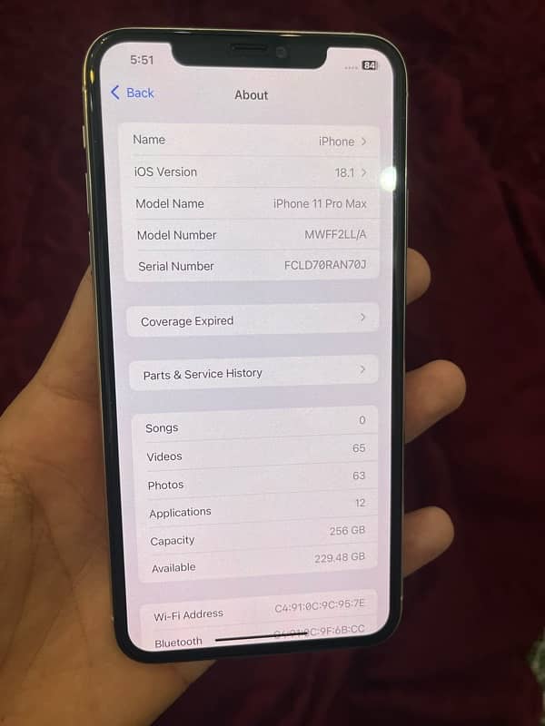 i phone 11 pro max 256gb (Non Pta) 2