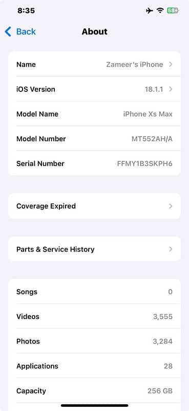 Iphone XS Max 256GB Non PTA 2