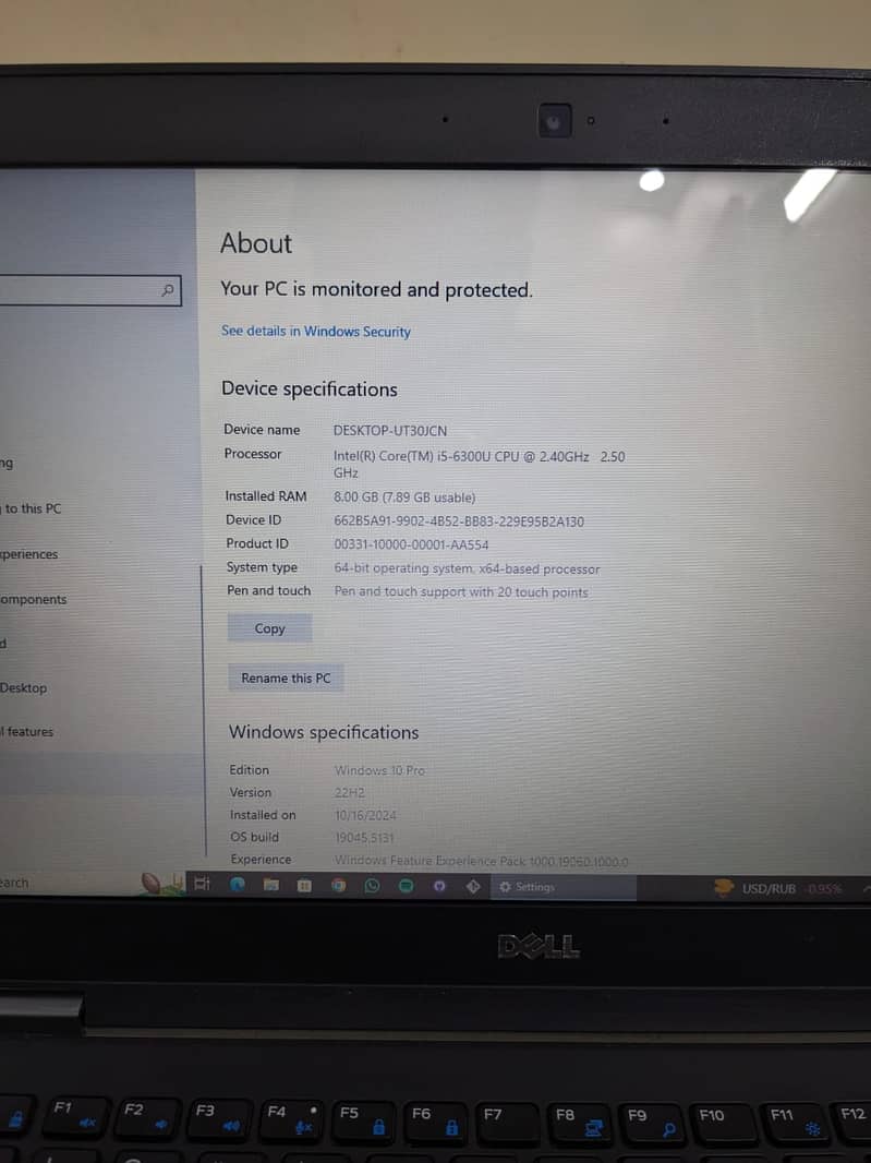 Brand new laptop used only 2 months 10