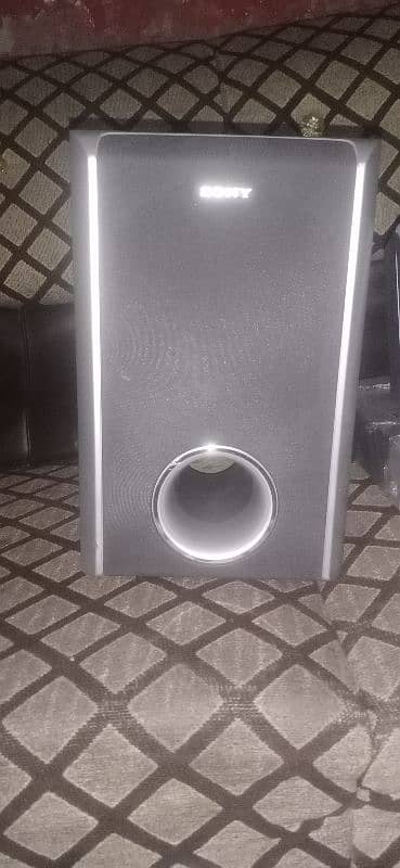 Sony original home theater_sub woofer_4 speaker 12