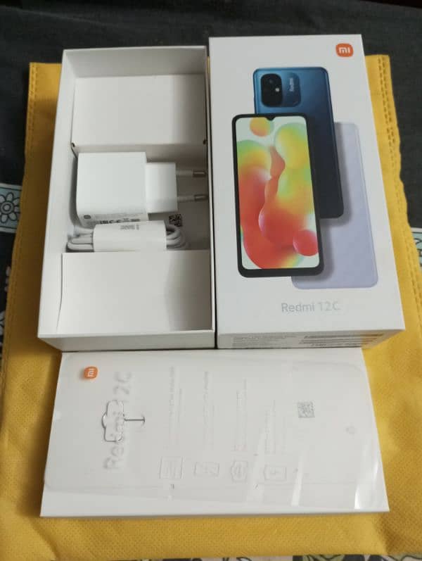 Redmi 12c box pack condition 0