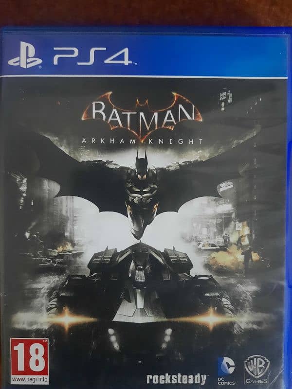 batman arkham knight ps4 game in amazing condition 0