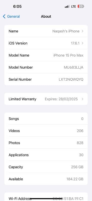 iphone 15 Pro max PTA approved 6