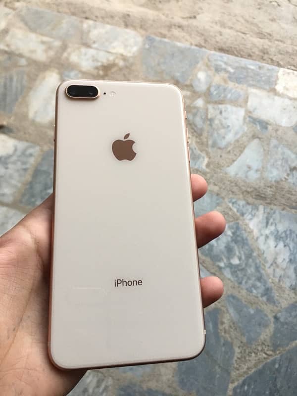 iPhone 8 plus full genius set golden colour sim working 2