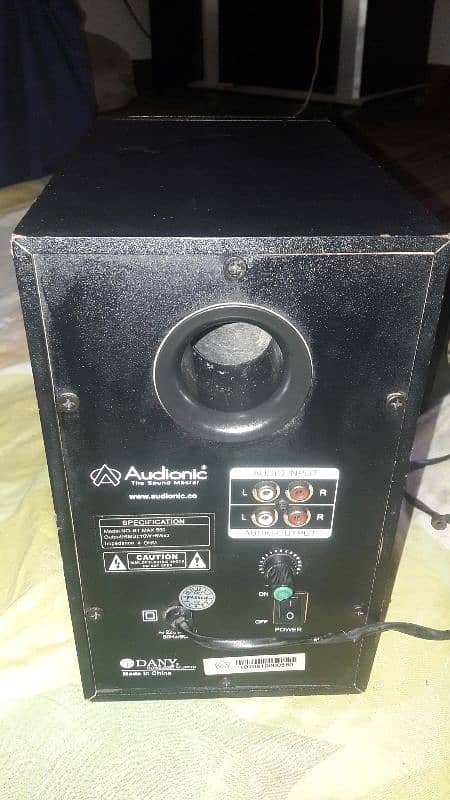 Audionic model no BT MAX 550 3