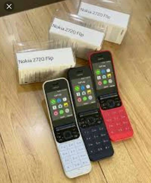 Nokia 2720flip dual sim box pack 2