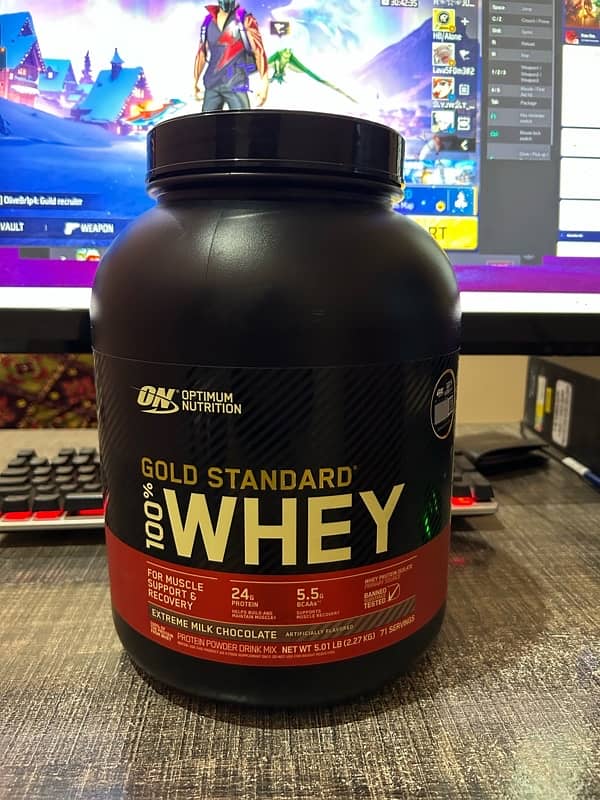 gold standard 100% whey protein (only packing open ha bass)2.27kg/5LB 3