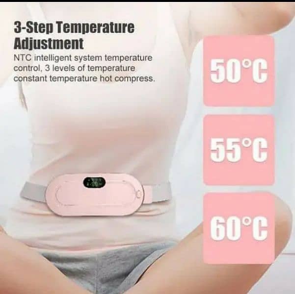 period pain relief massager / period cramps relief belt heating pad 3