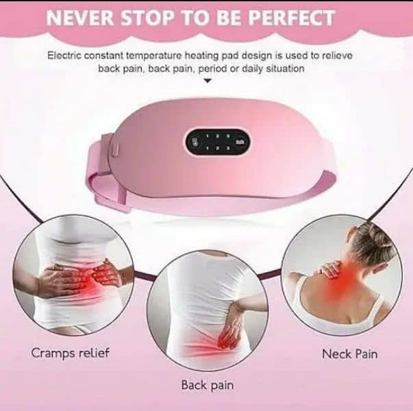 period pain relief massager / period cramps relief belt heating pad 4