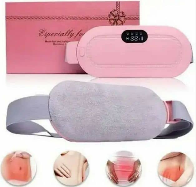 period pain relief massager / period cramps relief belt heating pad 5