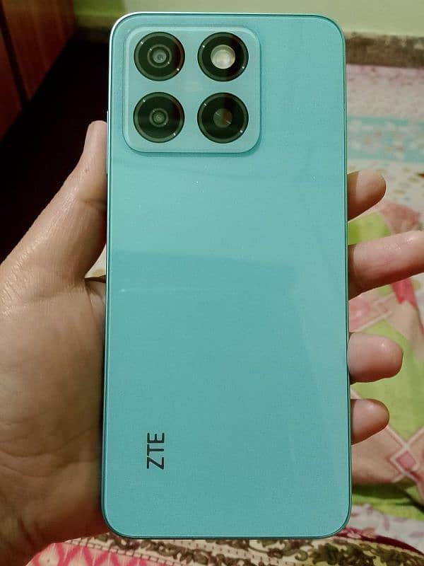 Zte A55 Water Blue Color 4/64 GB Full Warranty 1