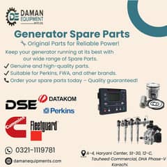 Diesel Generator Spare Parts