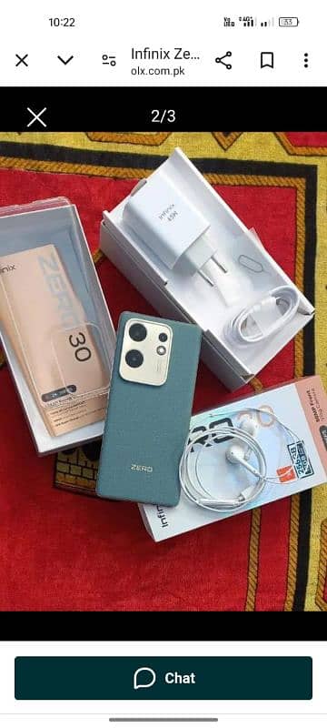 Infinix Zero 30 4G Brand New PTA Approved. My Whtsp Number 03315753857 1