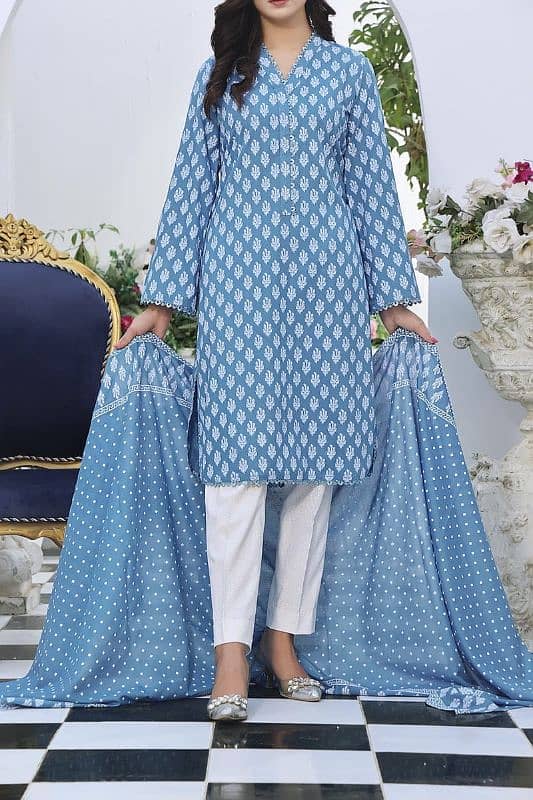 3 Piece Suits 2024 New Collection Printed Designs 2