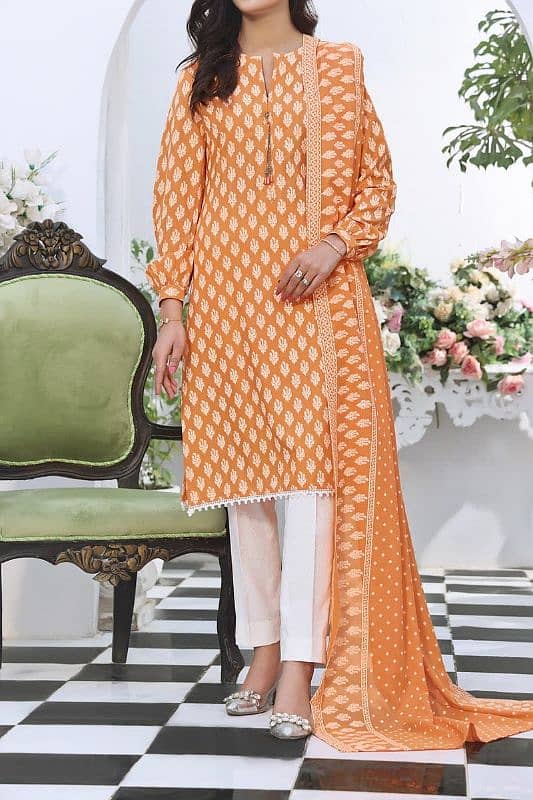 3 Piece Suits 2024 New Collection Printed Designs 4