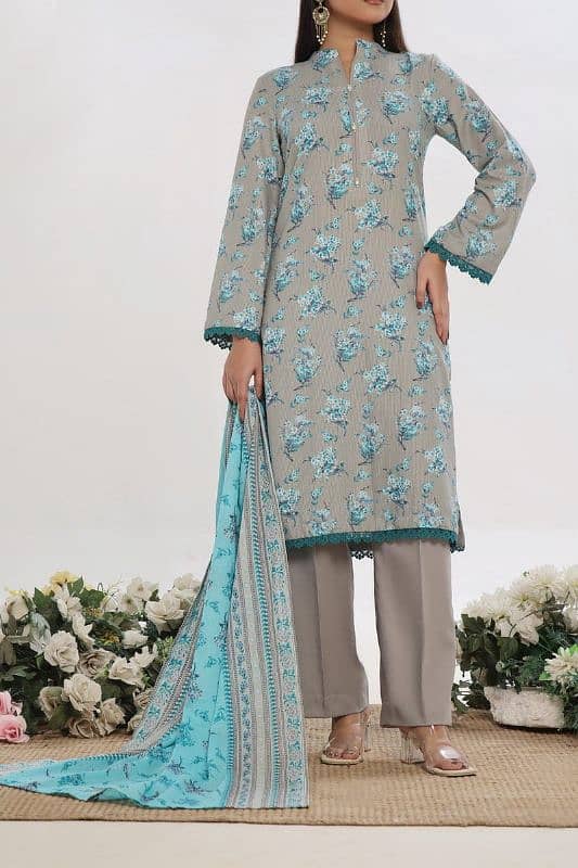 3 Piece Suits 2024 New Collection Printed Designs 7