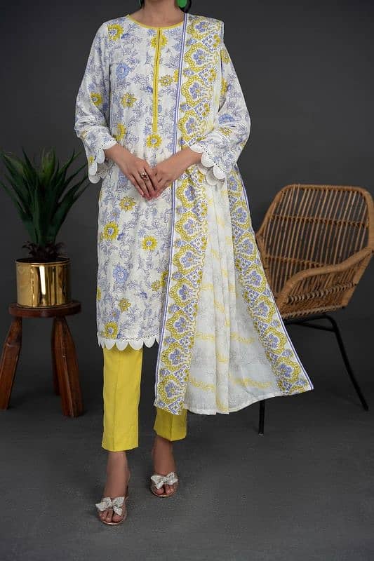 3 Piece Suits 2024 New Collection Printed Designs 9