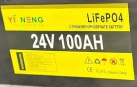 24 Volt 100 amp Lithium Iron Phosphate Lifetime battery 3500 cycles