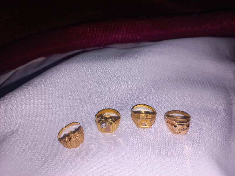 Newborn Baby Gold Rings 1