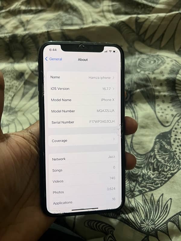 iPhone X 64gb pta approved 5