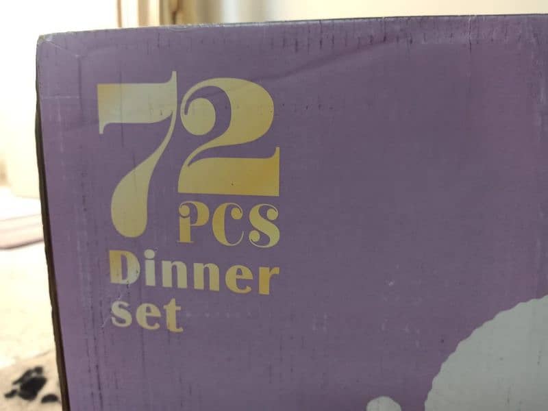 dinner set (72 piece) 1