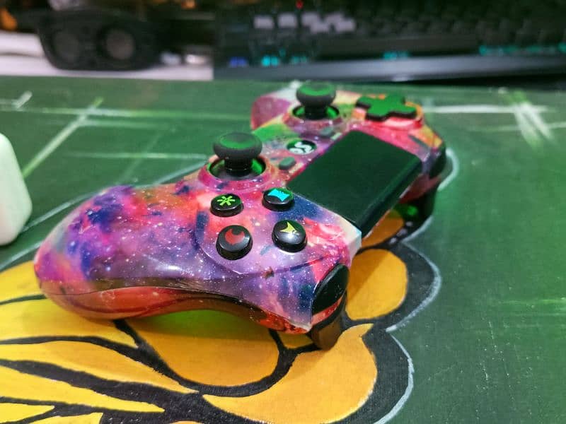 Wireless Gaming Controller for PS4, Galaxy Nebula Design 7