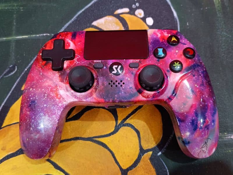 Wireless Gaming Controller for PS4, Galaxy Nebula Design 10