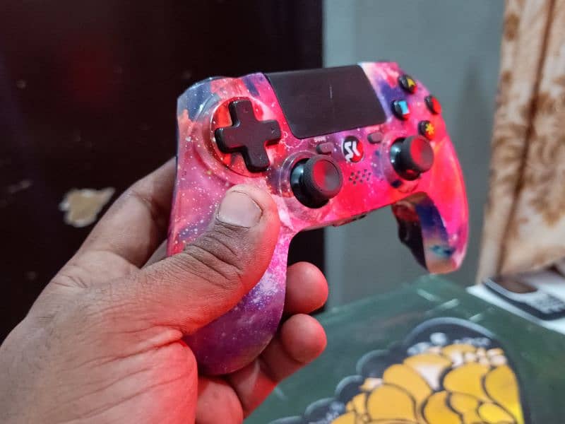 Wireless Gaming Controller for PS4, Galaxy Nebula Design 12