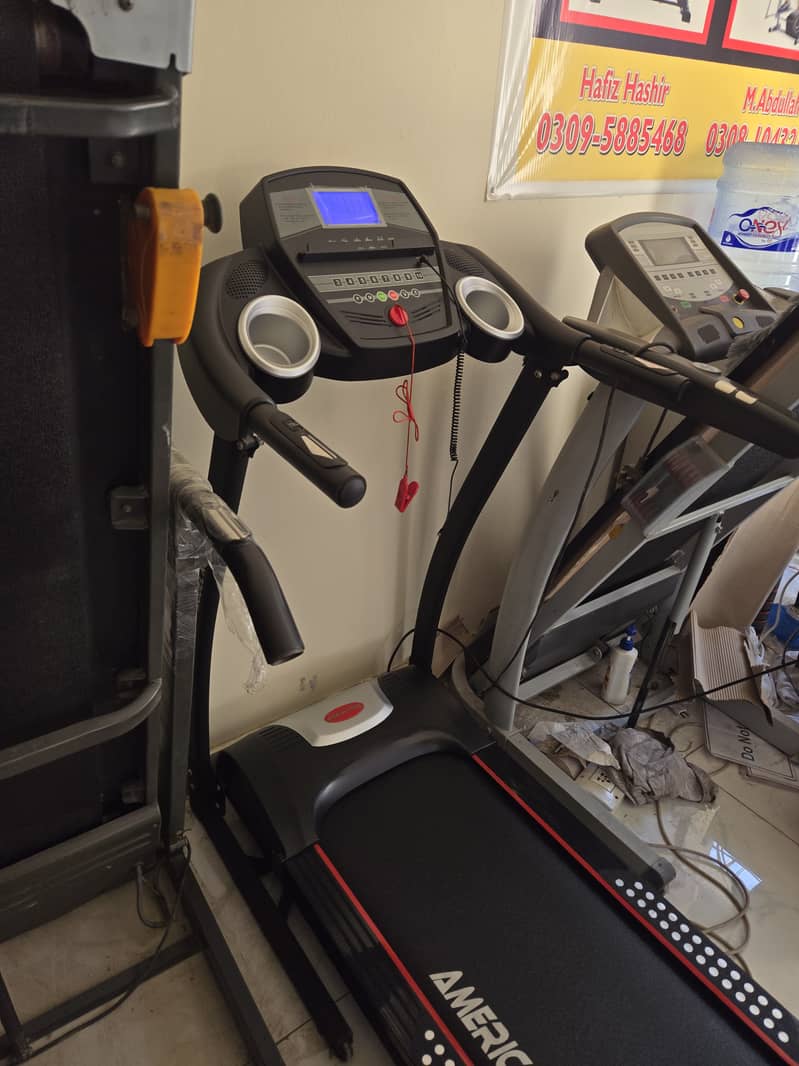 treadmill 0308-1043214/exercise bikes / elliptical/ home gym /air bike 9